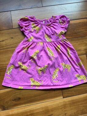 EUC. Tea Collection Short Sleeve Twirl Dress Size 3T